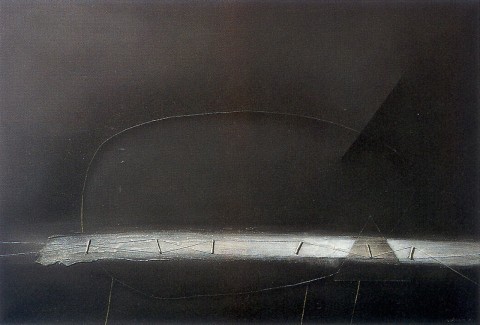 Espace cromlech a dominante horizontale